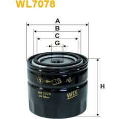 Wix Filters WL7078 öljynsuodatin