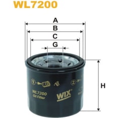 Wix Filters WL7200 öljynsuodatin
