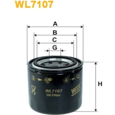 Wix Filters WL7107 öljynsuodatin