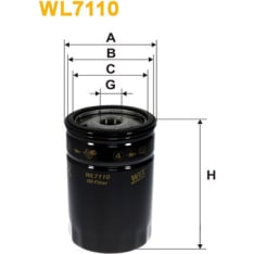 Wix Filters WL7110 öljynsuodatin