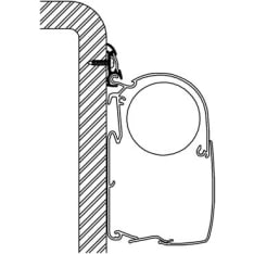 Thule OM 307922-1 Asennuskisko luxe, 6 m, 1 kpl.