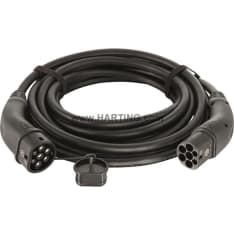 Harting Mode3 22kW 3-vaihe 32A Type2-Type2 7,5m sähköauton latauskaapeli