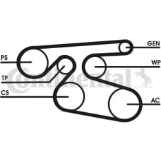 Continental 7PK2000CT moniurahihna