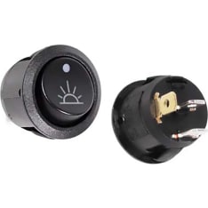 C-PWR 0-1 12/24V round rocker switch
