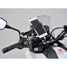 Daytona gps/puhelin kiinnikealusta pääsylinteriin USB latausliittimellä