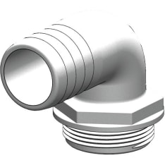 Maritim Trudesign 38mm/90° valkoinen letkuruuvike