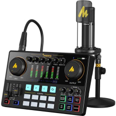 Vision AME2A Mixer Console striimaus/podcast-setti