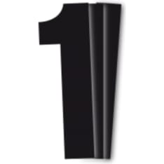 Blackbird kilpanumerot musta 3kpl/srj 13x7cm #1