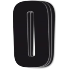 Blackbird kilpanumerot musta 3kpl/srj 16x7,5cm #0