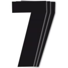 Blackbird kilpanumerot musta 3kpl/srj 16x7,5cm #7