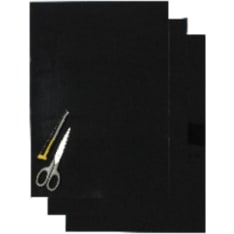 Blackbird Numerokilven tarra-arkki musta 47x33cm (3kpl)