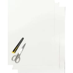 Blackbird Numerokilven tarra-arkki valkoinen 47x33cm (3kpl)