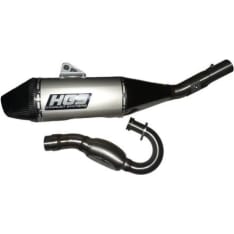 HGS Täysputkisto 4T KXF250 17- New design Carbon end cap