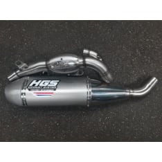 HGS Täysputkisto 4T new design KTM350SX-F 2019- Steel end cap