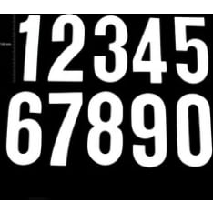TMV Digits 150mm White '5' (20pcs)