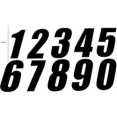 TMV Pro Digits 130mm Black '2' (3pcs)