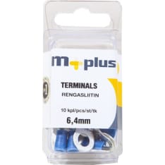M+ blue 6.4 mm 10-piece ring connector