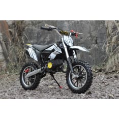 Pohjola Motors 49cc valkomusta minikrossi