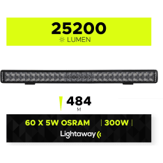 Lightaway Pro (25200 lm) 82cm suora lisävalo