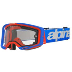 Alpinestars Ajolasit Vision 8 WORDMARK Tuplalinssi Sininen/Oranssi Kirkas