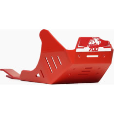 AXP Adventure Skid Plate HDPE 8mm Red Gas-Gas ES700/SM700 21-25