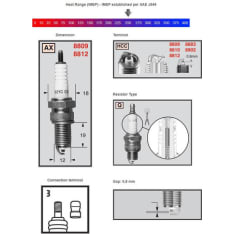 Champion spark plug 8809 Powersport