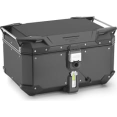 Givi Trekker Outback EVO Black alum. case, 58 ltr, sold without lock, Monokey