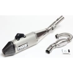 HGS Exhaust system 4T Complete Grey Carbon KX450F 24-..