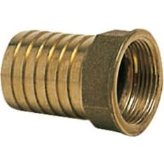 Letkuliitin naaras 1/2" x 20mm (messinki)