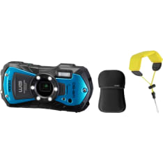 Pentax Kit Wg-90 Blue Incl. Floating Strap And Neoprene Case Foc
