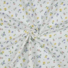 Flowers 133 cm double gauze