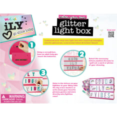 WeCool iLY DIY Glitter Lightbox valotaulu