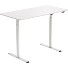 Pohjola Indoor Electric Desk 120x60, White, Height 72 - 117 cm