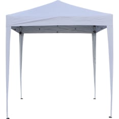 Pohjola Garden 2x2m valkoinen Pop-Up juhlateltta irrotettavilla sivuseinillä