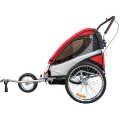 Pohjola Motors Pace 2-in-1 punainen polkupyörän peräkärry