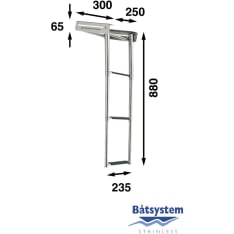 Båtsystem Telescopic Cassette Stand, Bow platform