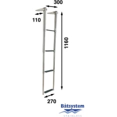 Båtsystem Telescopic ladder 4-Ask