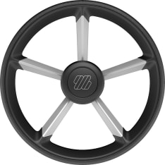 Ohjauspyörä V75 Musta 350Mm