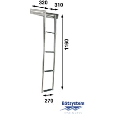 Båtsystem Telescopic ladder 4-Askelmaa