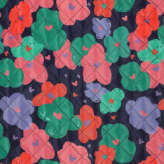 Flowers 140 cm linen