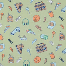 Cool Vibes 148 cm jersey fabric