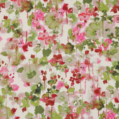 Flowers 142 cm viskoosisatiinikangas