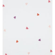 Hearts 130 cm double gauze