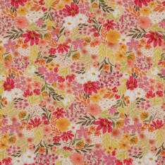 Flowers 135 cm double gauze