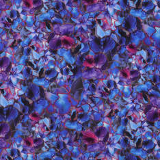 Flowers 138 cm joustava viskoosikangas