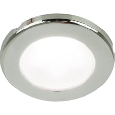 Euroled 75 12v white light with chrome housing