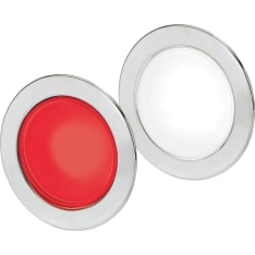 Euroled95 Round White Red