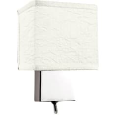 Helix wall lamp chrome/white