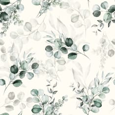 Leaves 120 cm ribbed jersey fabric