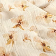 Flowers 130 cm double gauze